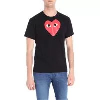 Tricouri Black Red Heart T-Shirt Barbati