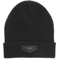 Palarii Black Knit Cap With Logo Insert Barbati