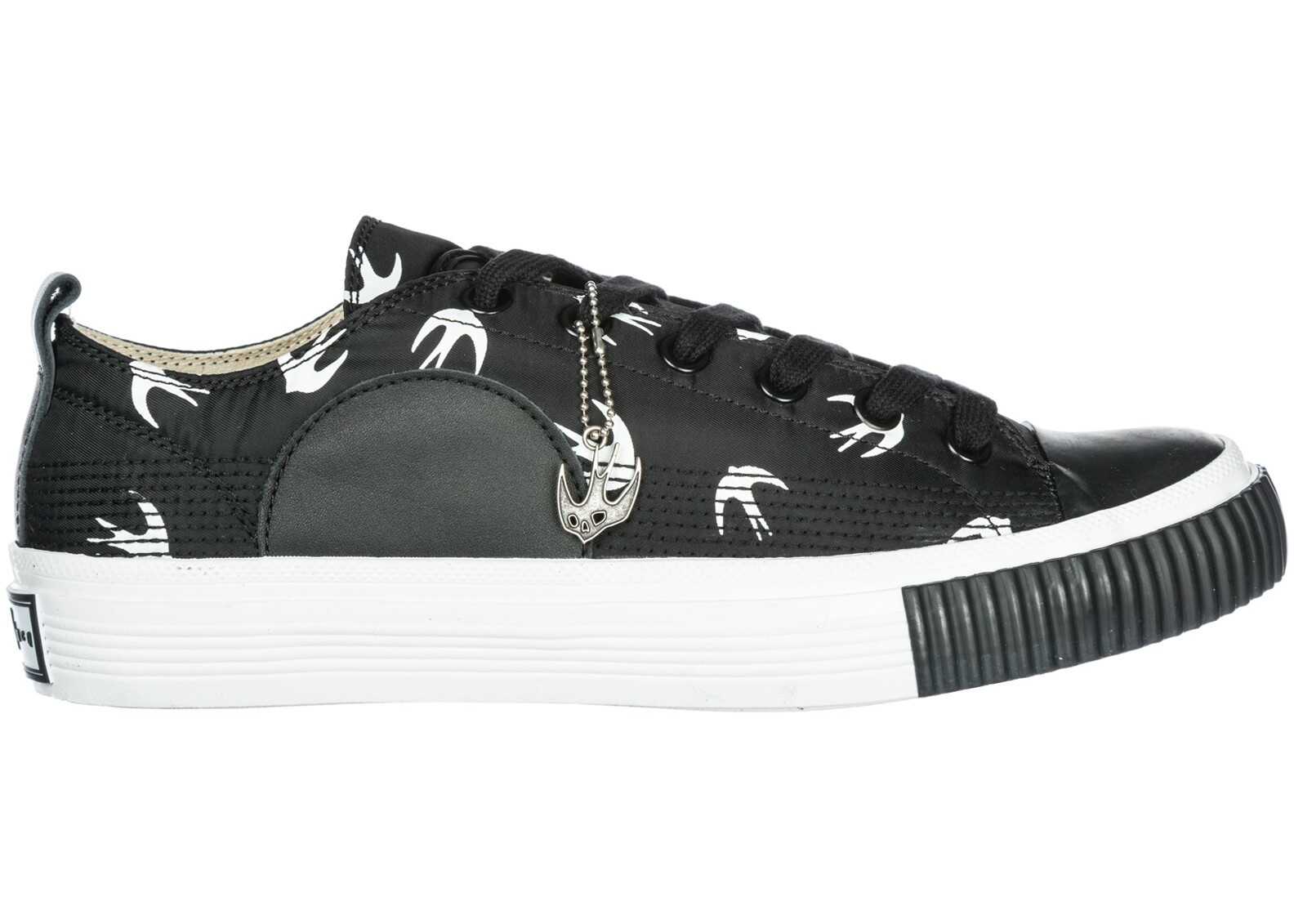 Tenis MCQ Alexander McQueen Swallow Plimsoll Black