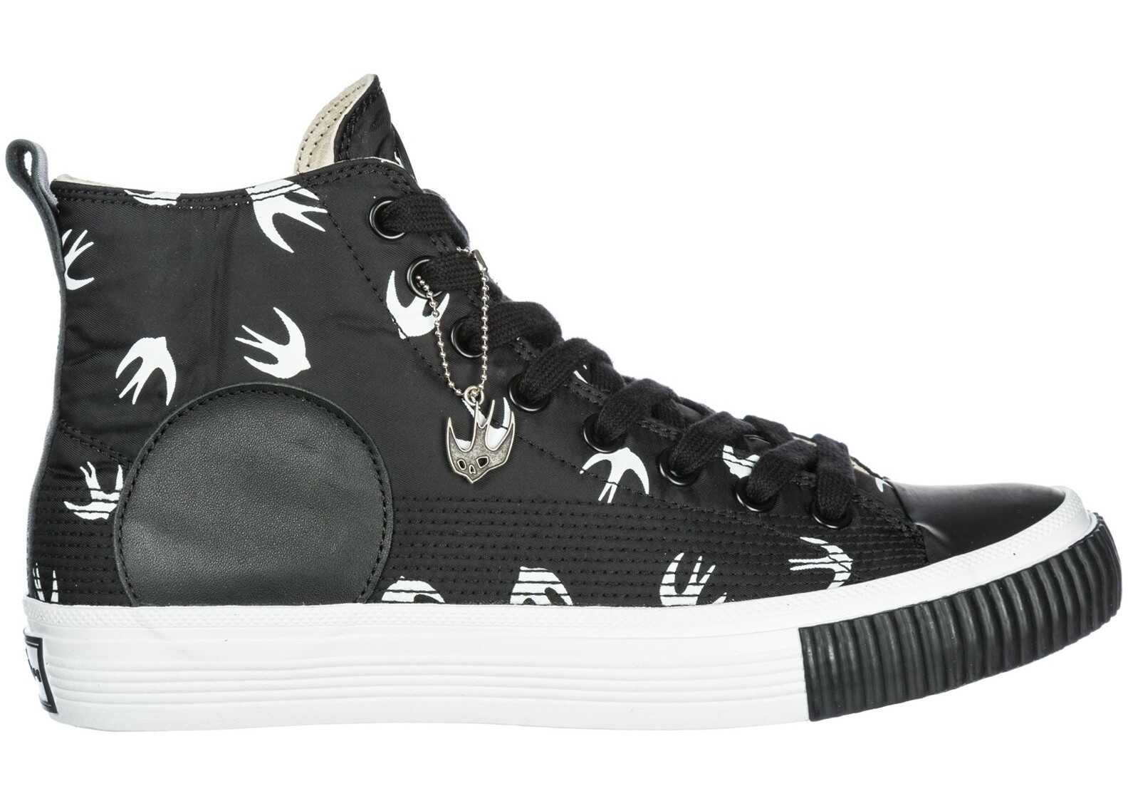 Tenis MCQ Alexander McQueen Swallow Plimsoll Black