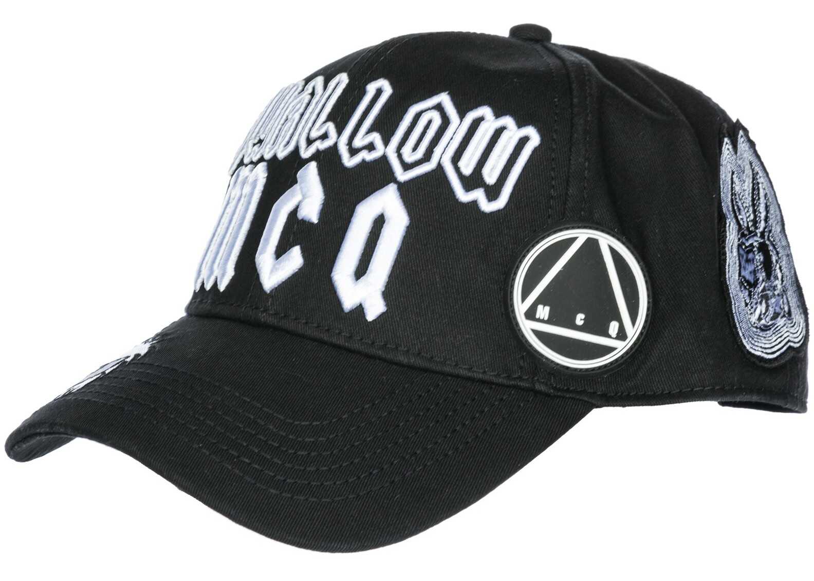 Caciula MCQ Alexander McQueen Cap Swallow Black