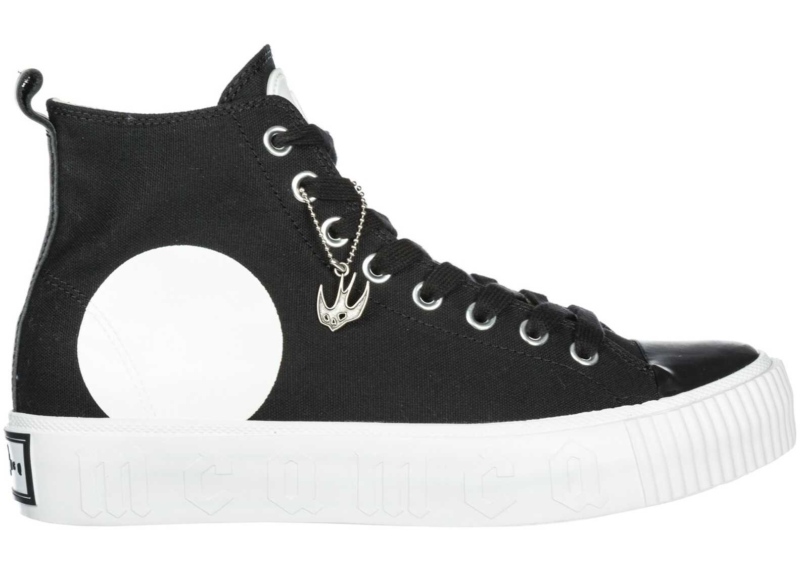Tenis MCQ Alexander McQueen Swallow Plimsoll Black