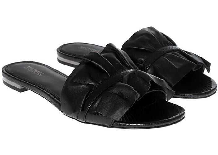 Michael Kors Black Bella Slides* Black