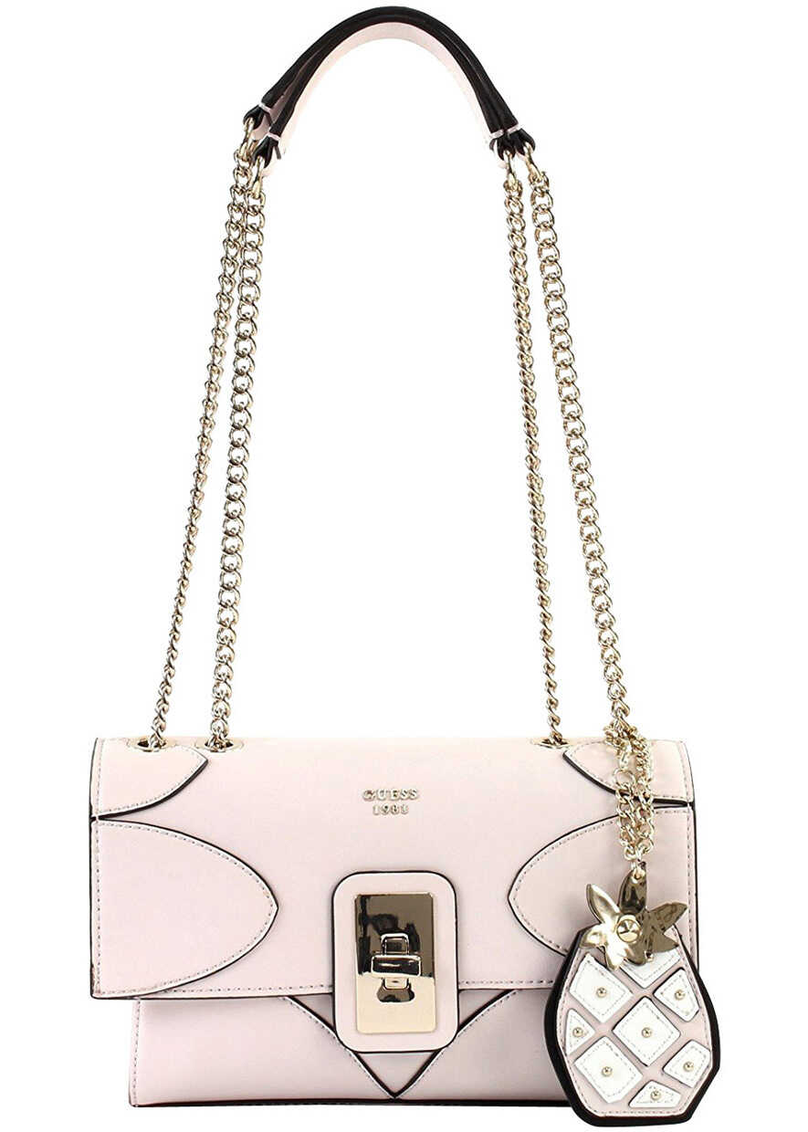 Geanta femei GUESS Fruit Punch Women's Beige Crossbody Bag* Beige Net