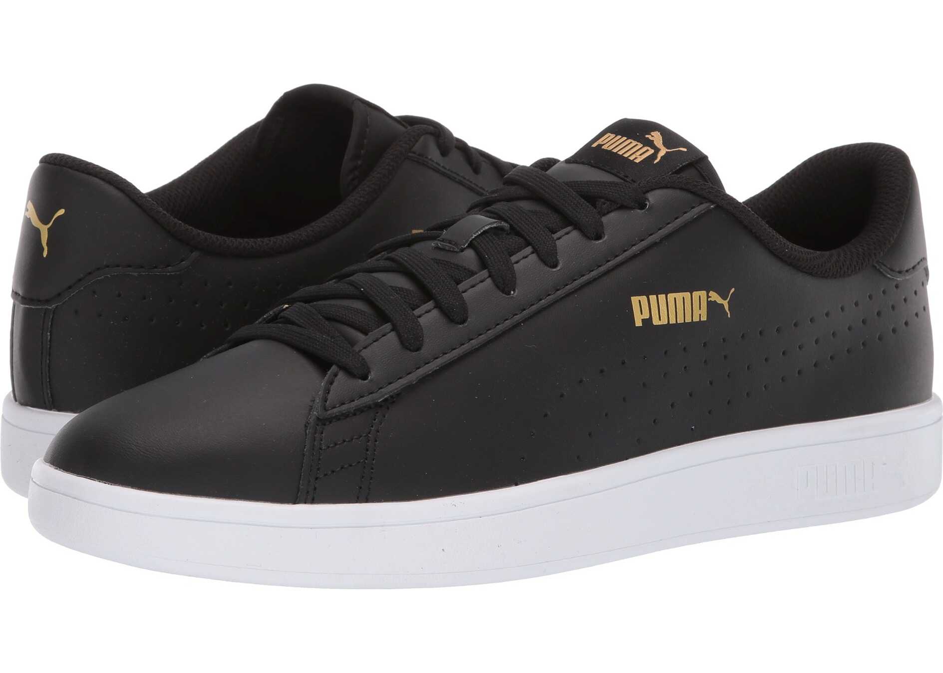 PUMA Smash V2 L Perf Puma Black/Puma Team Gold/Puma White