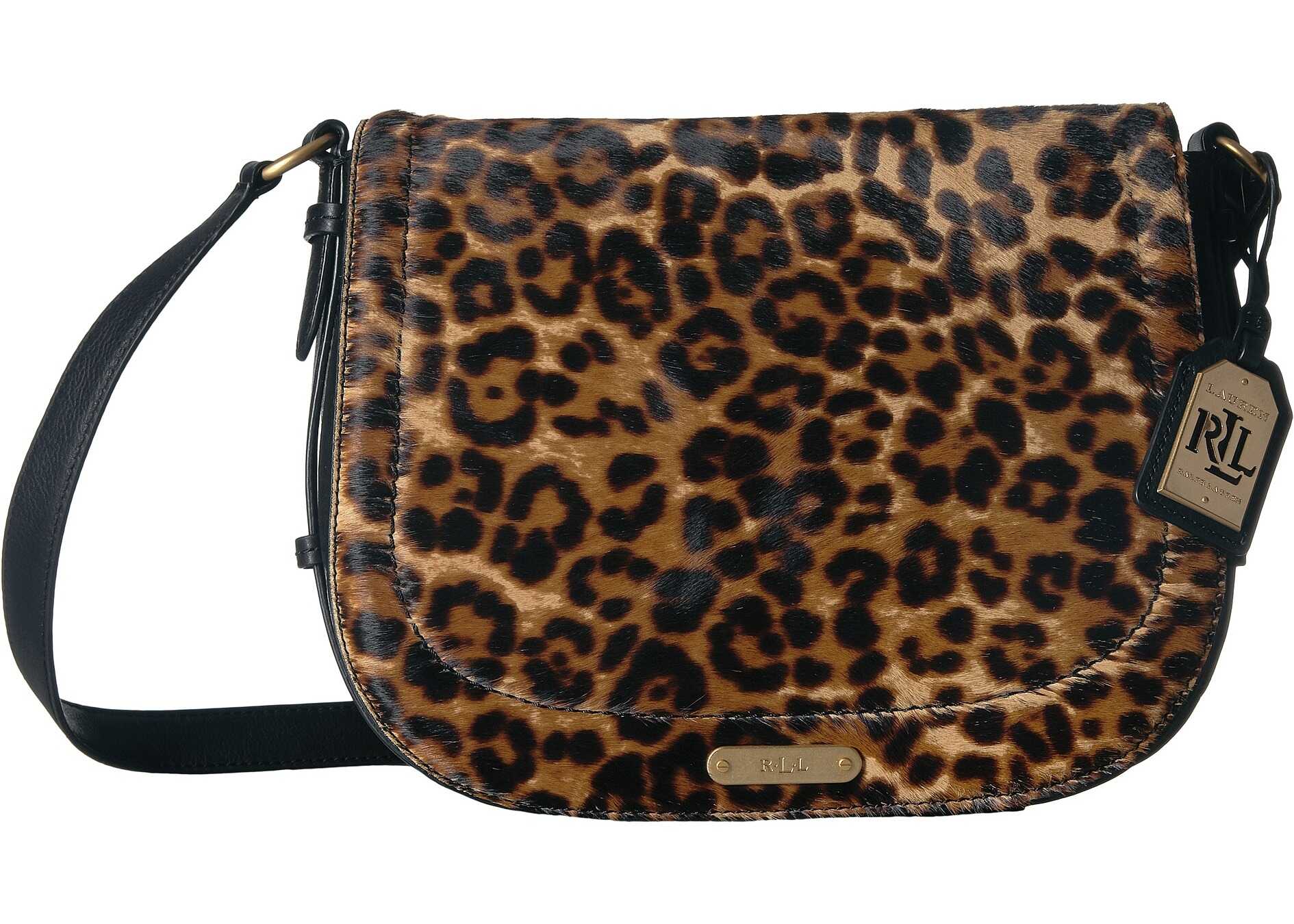 Geanta femei Ralph Lauren Glennmore Larisa Saddle Bag Leopard