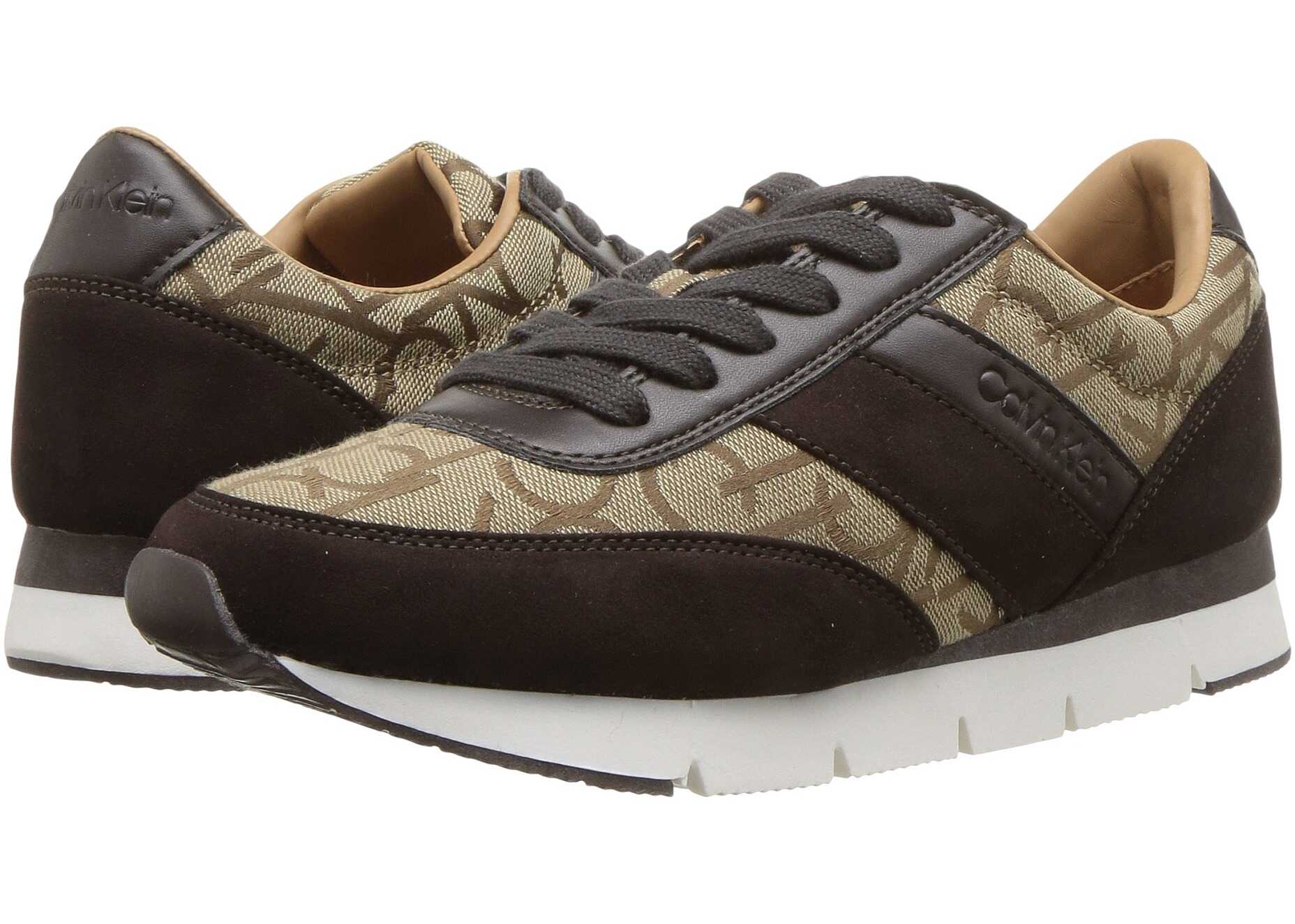 Tenis Calvin Klein Tea CK Logo New Khaki/Espresso