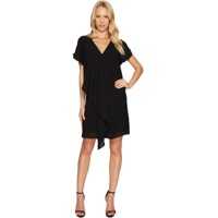 Rochii Cold Shoulder Asymmetrical Draped Dress Femei