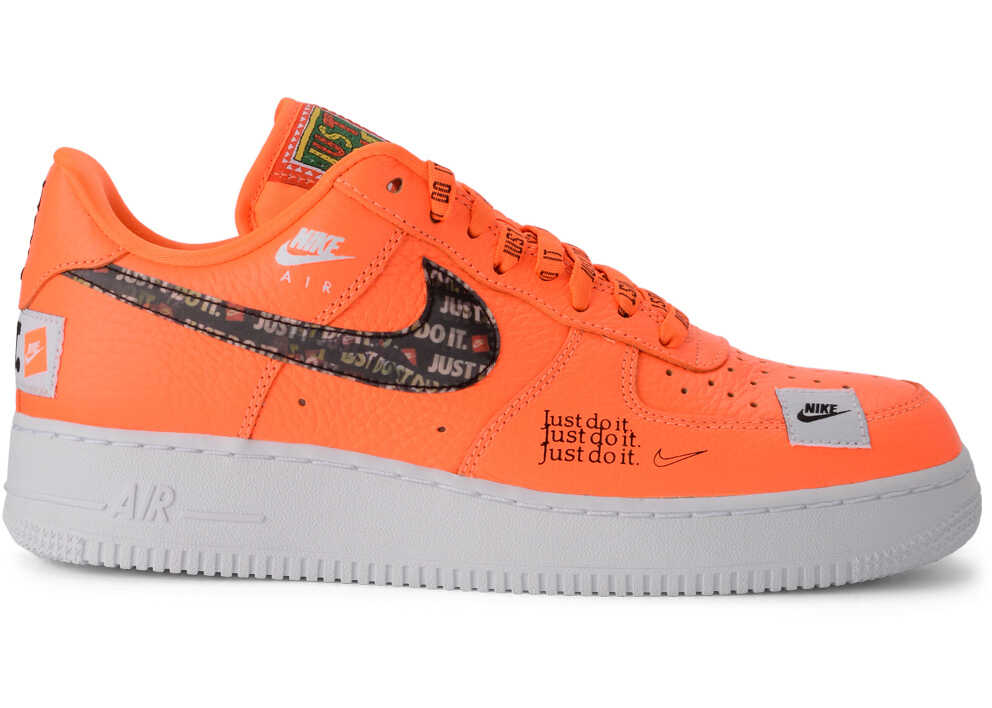Tenis Nike Sneaker Nike Air Force 1 '07 Premium Jdi In Pelle Arancione Multicolour