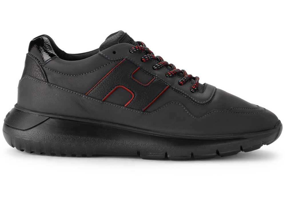 Tenis Hogan Sneaker Hogan Interactive³ In Pelle Nera Black