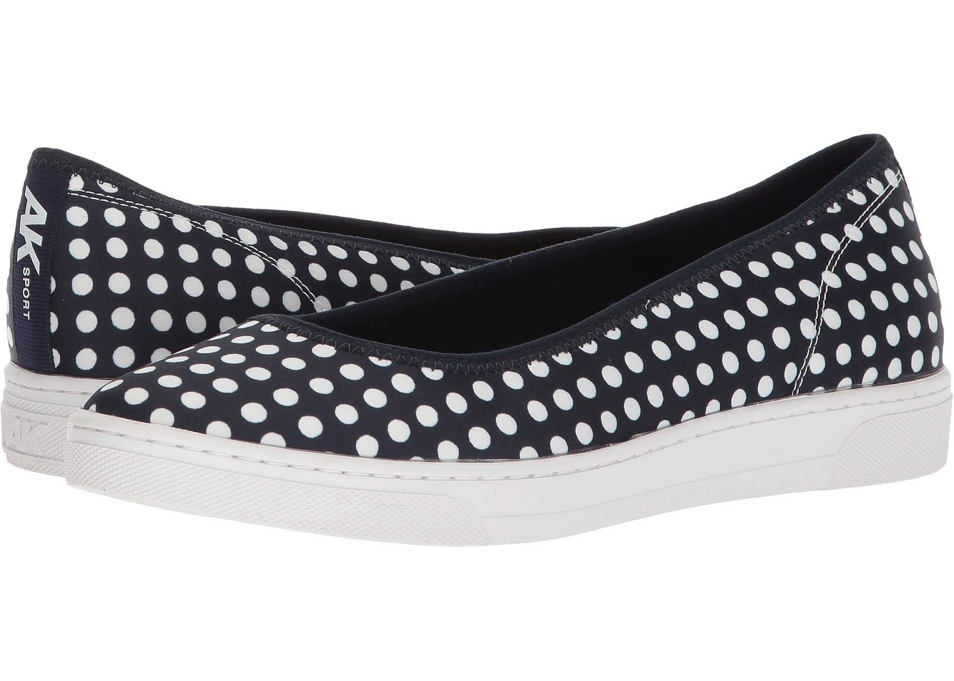 Balerin Anne Klein Overthetop Navy/White/Navy/White Fabric