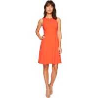 Rochii elegante Scuba Crepe Sleeveless Fit and Flare with Hardware Femei