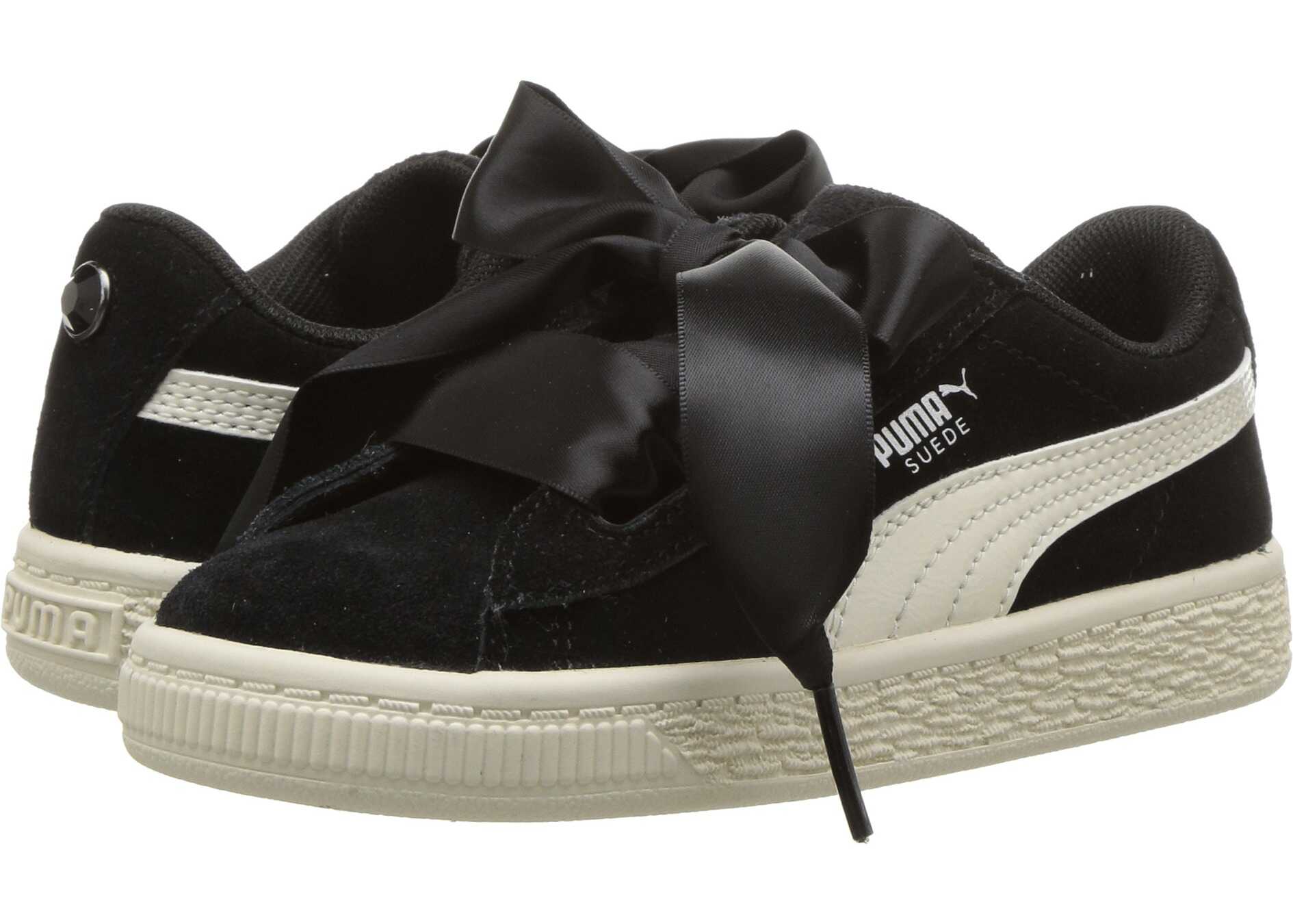 Puma Kids Heart Jewel (Toddler) Puma Black/Whisper White