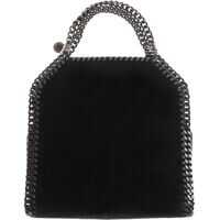 Genti de mana Black Velvet "Falabella Mini" Bag Femei