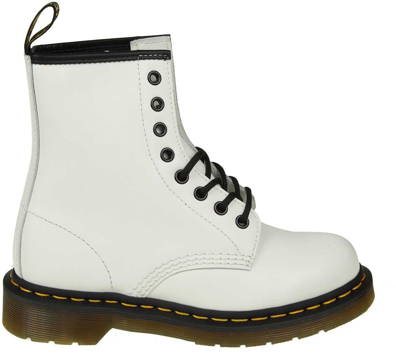 Dr. Martens White 1460 Smooth Boots White