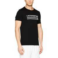 Tricouri Lacoste Men's Black T Shirt With Logo Print*