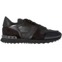 Tenisi & Adidasi Valentino Garavani Black Rockrunner Camouflage Sneakers