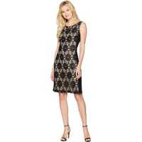 Rochii Medallion Lace Jersey Combo Sleeveless Dress Femei