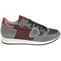 Tenisi & Adidasi Gray And Burgundy Tropez Low Sneakers Barbati