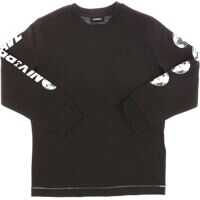 Tricouri Tarto Black T-Shirt With White Prints Baieti