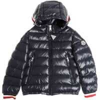 Geci de Puf Blue Alberic Down Jacket With Multicolor Cuffs Baieti