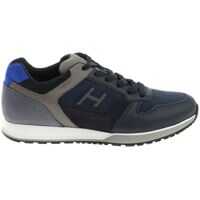 Tenisi & Adidasi "h321 H Flock" Blue And Gray Sneakers Barbati