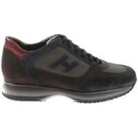 Tenisi & Adidasi Interactive H Flock Blue Anthracite And Brown Sneakers Barbati