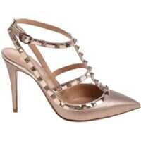 Sandale Nude Rockstud Leather Pumps Femei