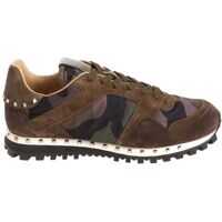 Tenisi & Adidasi Valentino Garavani Brown And Green Camouflage Rockstud Sneakers