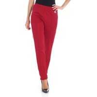 Pantaloni Red Trousers With Multicolor Bands Femei