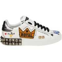 Tenisi & Adidasi Dolce & Gabbana Portofino Sneakers With Lettering And Studs*