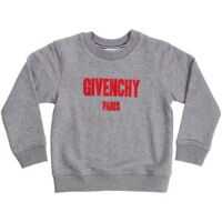 Bluze Trening & Hanorace Grey Sweatshirt With Red Logo Embroidery Baieti