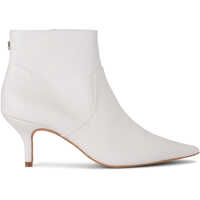 Ghete & Cizme Steve Madden Rome White Leather Ankle Boots