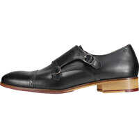 Pantofi Wister Monk Shoes In Black Barbati