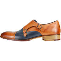Pantofi casual Wister Monk Shoes In Tan Navy Barbati
