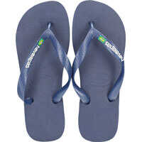 Slapi Brasillogo Unisex Flip Flops In Navy Barbati