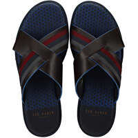 Slapi Farrull Sandals In Brown Multicolour Barbati