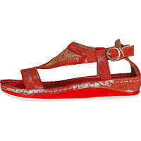 Sandale Bruel 10 Sandals In Red Silver Femei