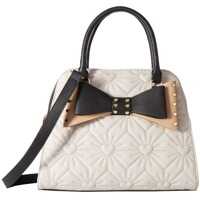 Genti de Mana Betsey Johnson Studded Bow Dome Satchel