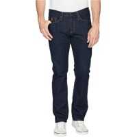 Blugi drepti Slim Straight Five-Pocket Denim Jeans in Blue Baieti