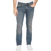 Blugi drepti Slim Straight Stretch Denim Jeans in Blue Baieti