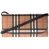 Genti de Mana Burberry Beige And Black Henley Wrsitlet Bag