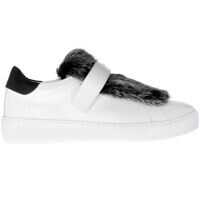 Tenisi & Adidasi Moncler White Lucie Sneakers With Fur Insert