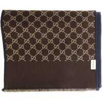 Esarfe Blue Wool And Silk Scarf Barbati
