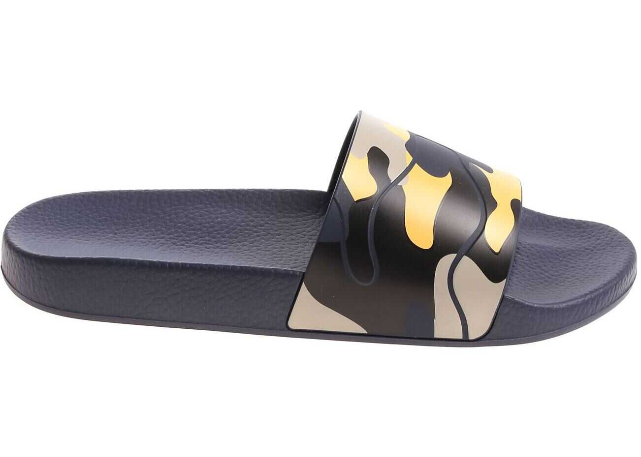 Blue Camouflage Slides