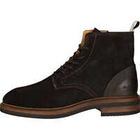 Ghete & Cizme Martin Boots In Dark Brown Barbati