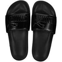 Slapi Leadcat Patent Slide In Black Black Femei