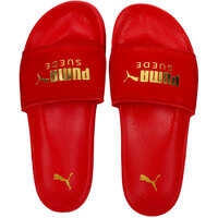 Slapi Leadcat Unisex Slide In Red Gold Barbati