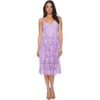 Rochii elegante Spaghetti Strap Lace Midi Dress Femei