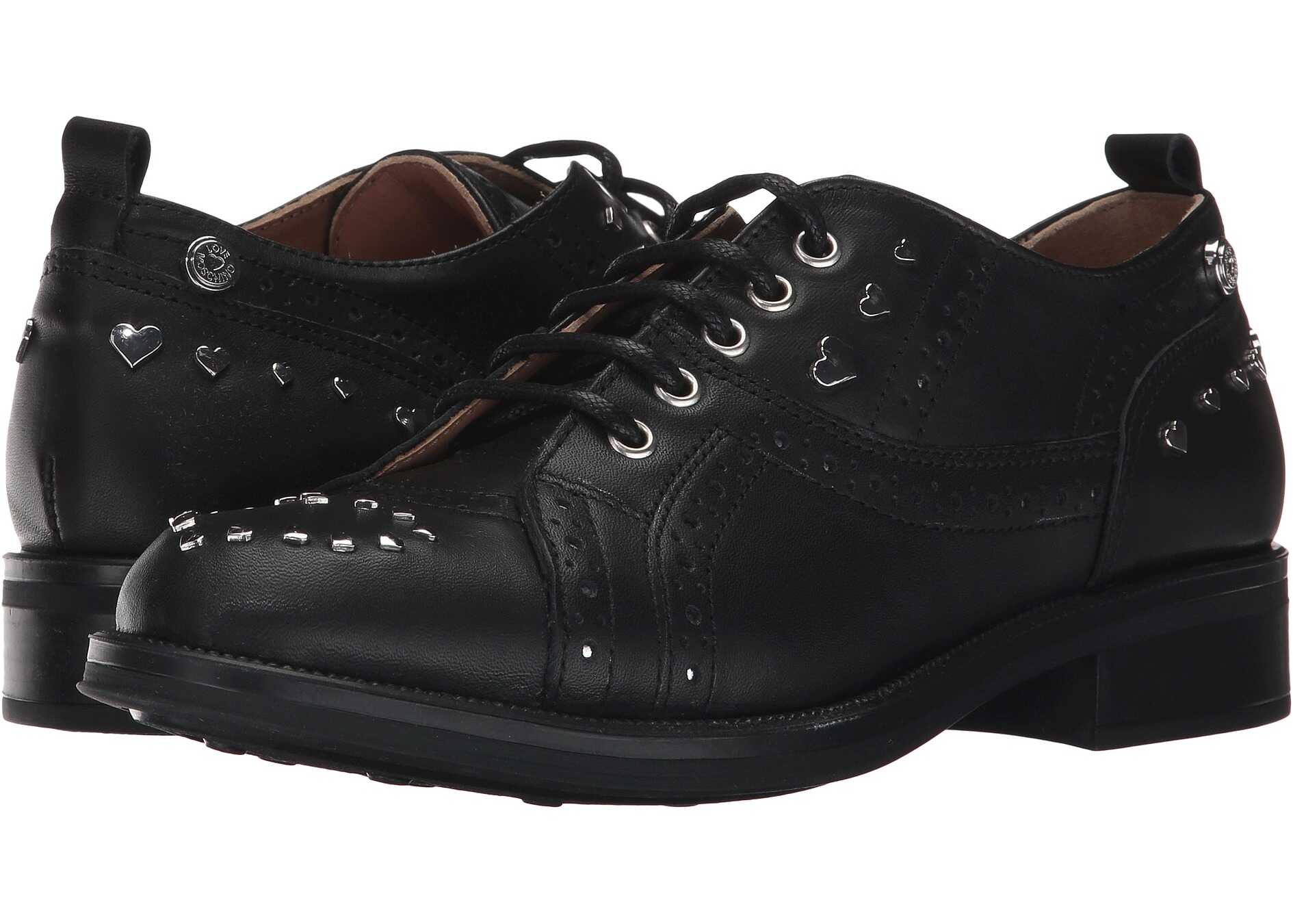 LOVE Moschino Brogue Black/Silver